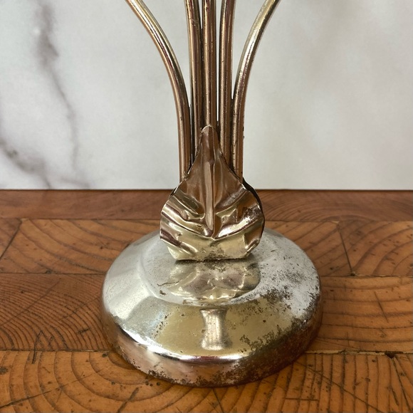 Vintage Art Deco Chrome Post Card Holder Biz Cards - Picture 5 of 8